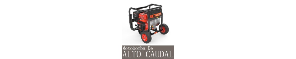 Motobomba de alto caudal