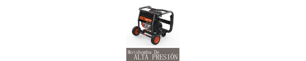 Motobomba de alta presión